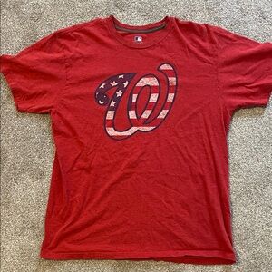 Genuine Merchandise Red Washington Nationals Men's Tee